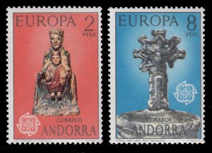 Spanish Andorra 79 - 80 MNH