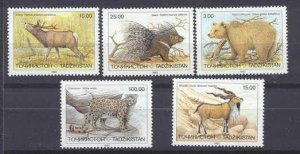 Tajikistan 15-19 MNH Animals SCV2.65