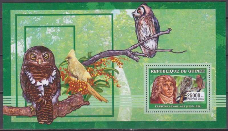 2006 Guinea 4284/B987 Owl birds / Francois Levilant 7,00 €