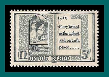 Norfolk Island 1961 Christmas, MNH  44,SG42