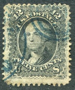 69 12c Washington Used F-VF  Light Blue Cancels