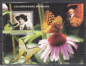 Guinea Bissau, 2003 issue. Olive Baden Powell, Girl Scout s/sheet.