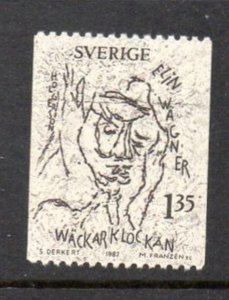 Sweden Sc 1407 1982 Ellin Wagner stamp mint NH