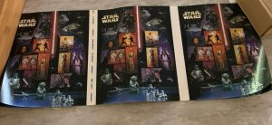 Lot of 3 Scott #4143 Star Wars Press Sheet MNH Condition (3 Press sheets)