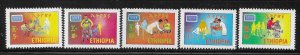 Ethiopia 1986 Anti-Polio Campaign Sc 1135-1139 MNH A3057