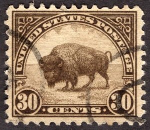 1931, US 30c, American Buffalo, Used, Sc 700