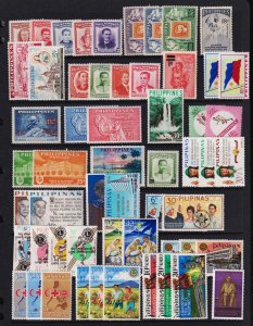 Philippines - 56 mint stamps 