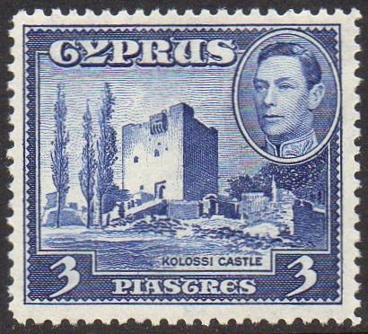 Cyprus 1942 3pi Kolossi Castle MH