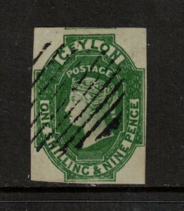 Ceylon #12 (SG #11) Used Very Fine **With Certificate**