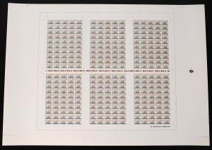 1984 Clipper ship 75c 'Sobraon' full printer's sheet of 300 IMPERF