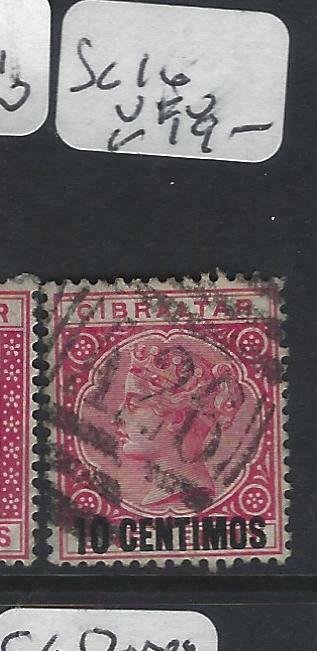 GIBRALTAR  (PP0207B)  QV  10C  A26  SG  16   VFU