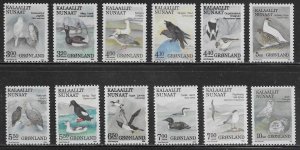 Greenland Scott #'s 177 - 188 MNH