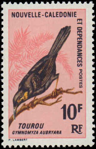 New Caledonia #361-366, Complete Set(6), 1967-1968, Birds, Hinged