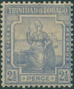 Trinidad & Tobago 1913 SG151 2½d blue Britannia MH