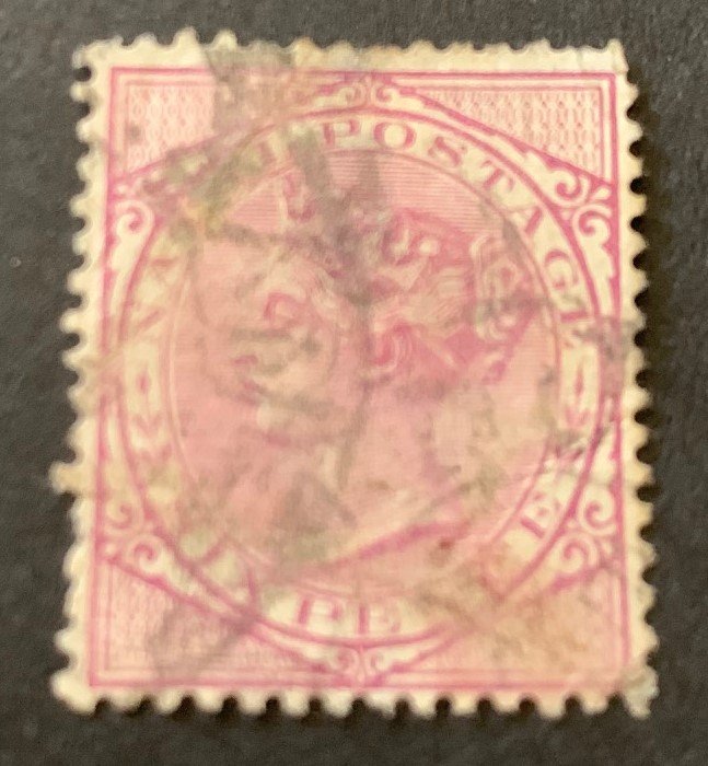 STAMP STATION PERTH Natal #54 QV Definitive Issue  Used 1874