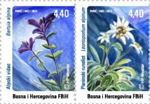 Bosnia and Herzegovina Mostar 2023 MNH Stamps Flowers