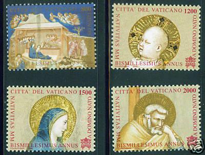 VATICAN Scott 1168-71 MNH** Christmas 2000