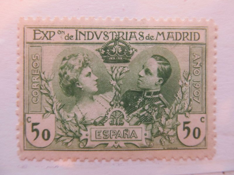 Spanien Espagne Spain 1907 50c Madrid Industrial Exposition fine MH* A5P3F264