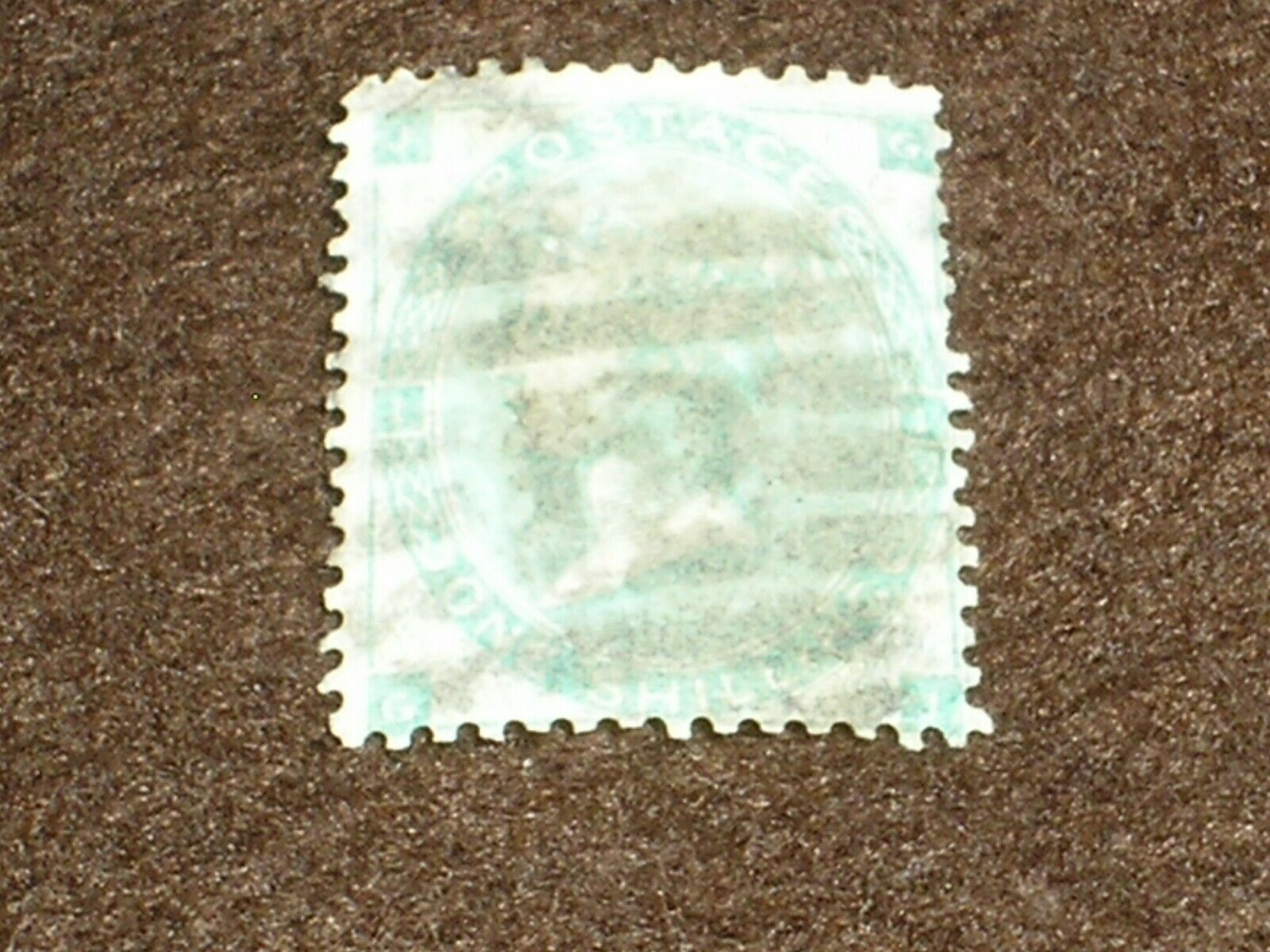 1862 Gb Stamps Qv Sg90 One Shilling 1 Green P1 Fine Used Condition Cat 300 Hipstamp