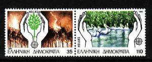 Greece-Sc#1569a-Unused NH Europa set-1986-