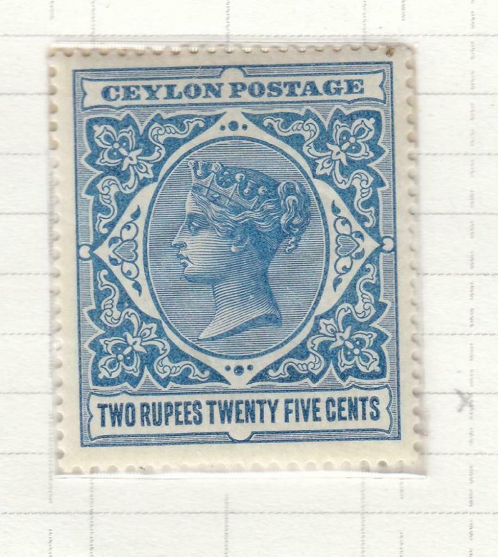 CEYLON # 162 VF-MNH Q/VICTORIA 2r25cts CAT VALUE $35