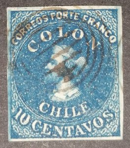 Chile 10c 1861