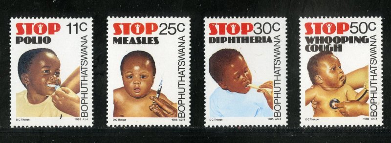 BOPHUTHATSWANA 133-6 MNH SCV $1.90 BIN $1.00 CHILDREN