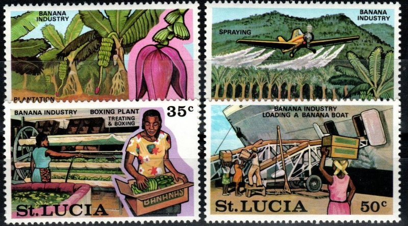 St Lucia #341-4 MNH