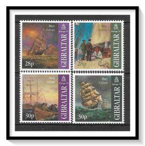 Gibraltar #722-725 Europa Set MNH