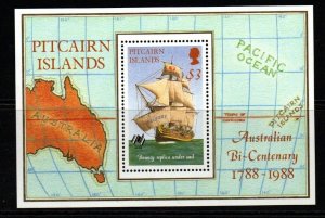 PITCAIRN ISLANDS SGMS314 1990 AUSTRALIAN BI-CENTENARY  MNH