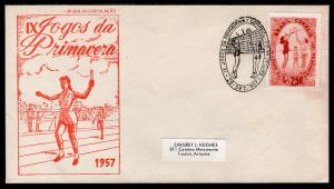 Brazil 851 Volleyball Label FDC