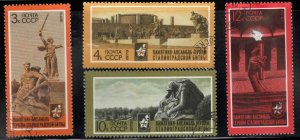 Russia Scott 4051-4054  Used CTO  Victory monument set