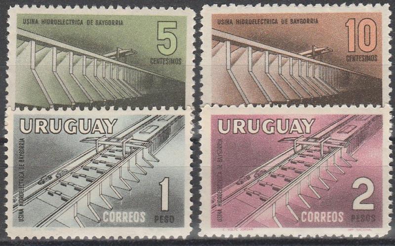 Uruguay #633-6 MNH CV $4.25  (S2853)