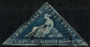 Cape of Good Hope #4b  CV $90.00  deep blue shade