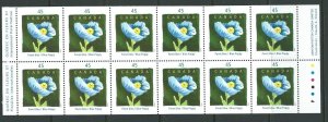CANADA SG1724a 1997 QUEBEC IN BLOOM BOOKLET PANE MNH