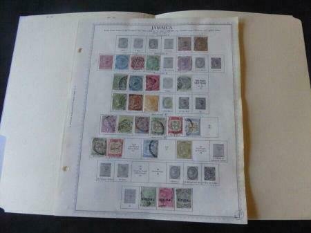 Jamaica 1860-1927 Stamp Collection on Album Pages​