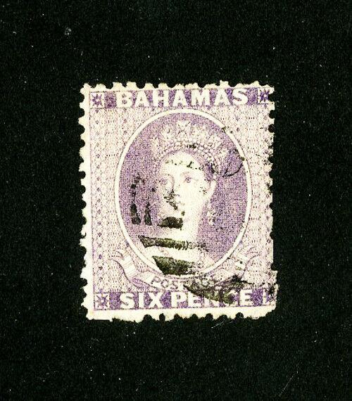 Bahamas Stamps # 14c VF used Scott Value $90.00