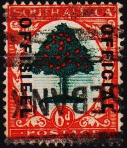 South Africa. 1928 6d(Single) S.G.016 Fine Used