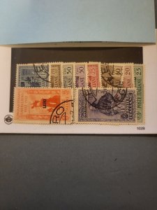 Stamps Aegean Islands-Lero 17-26 used