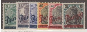 Danzig - Germany Scott #34,37,38,39,42,45 Stamp - Mint Set