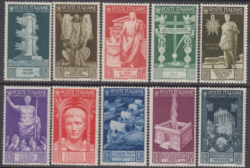 Italy Regno - Sassone n.416-425 cv 480 MNH**