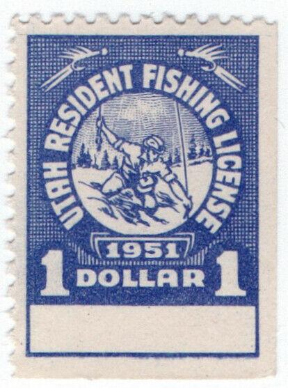 (I.B) US Revenue : Fishing License $1 (Utah)