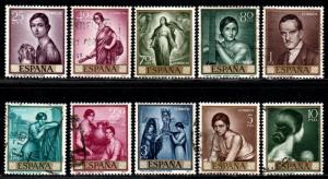 Spain # 1296-1305 ~ Cplt Set of 10 ~ M, U, MX, HMR