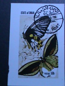 ​STATE OF OMAN-1976-BICENTENARY OF AMERICAN REVOLUTION- IMPERF-CTO-S/S VF