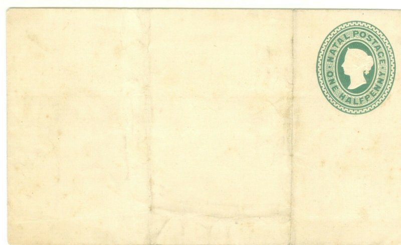 Bargains Galore Natal half penny unused stamped envelope