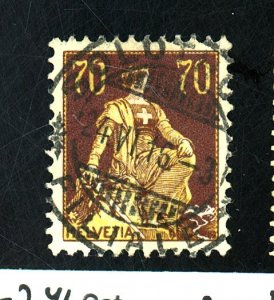 SWITZERLAND #141 USED FVF Cat $29