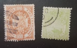 BOLIVIA Scott 46 56 Used Stamp Lot T883