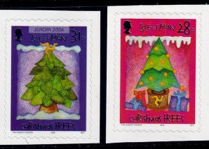 Isle Of Man  2006 - Christmas   - MNH -  Booklets Singles  MNH # 1178-1179