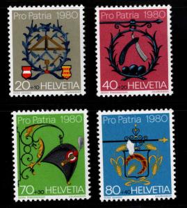 Switzerland Scott B471-B474 MNH** 1979 Sign semi postal set