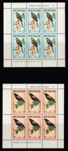 New Zealand  B63a-B64a MNH - 2 Miniature Sheets - SCV $40.00